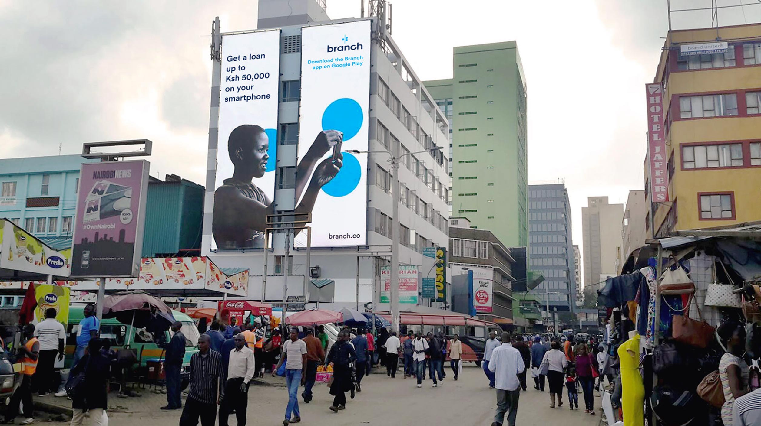 Billboard Advertisement of Branch in Nairobi